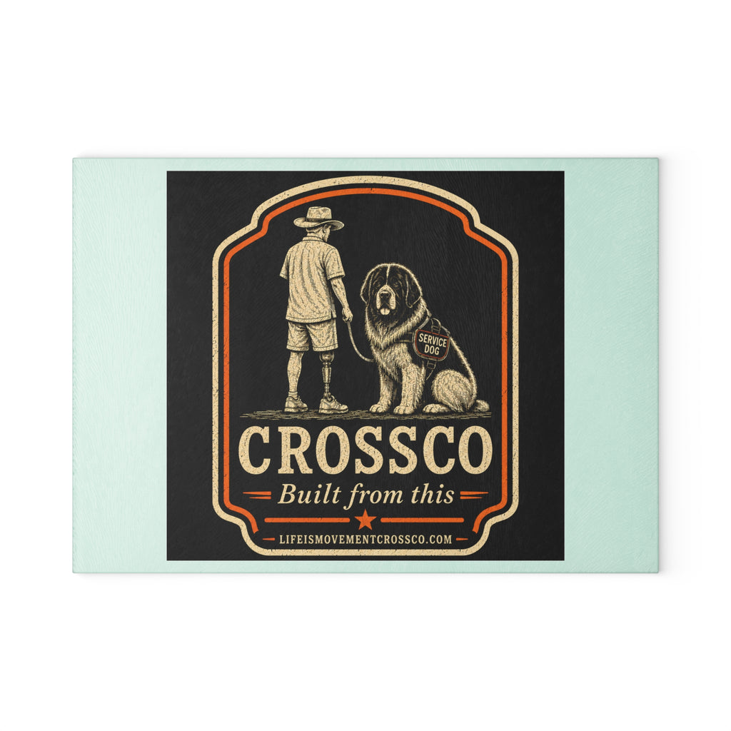 CrossCo Built From This Glass Cutting Board