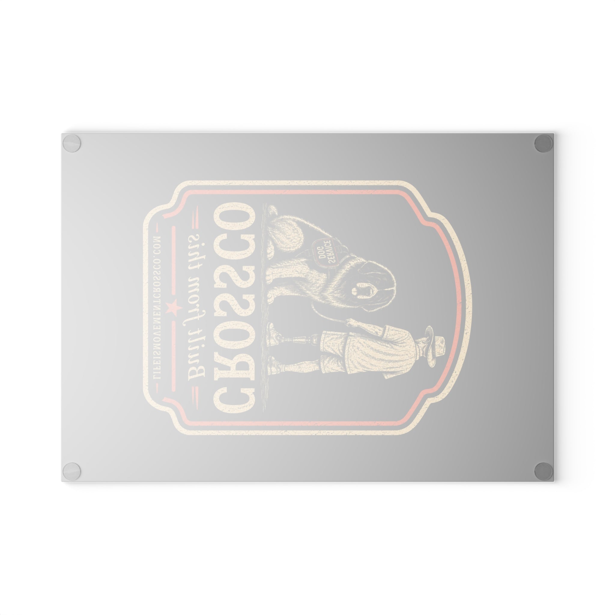 CrossCo Built From This Glass Cutting Board