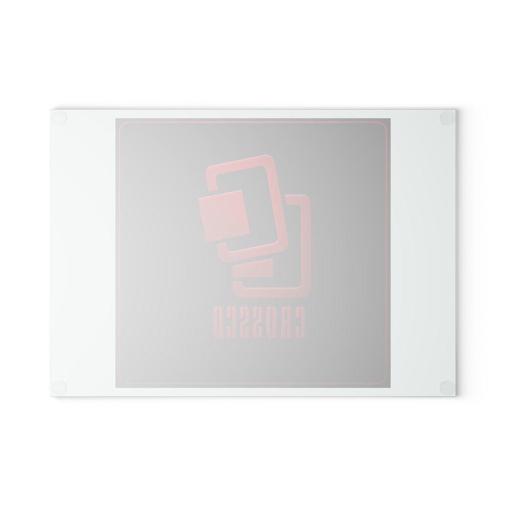 CrossCo Logo Glass Cutting Board