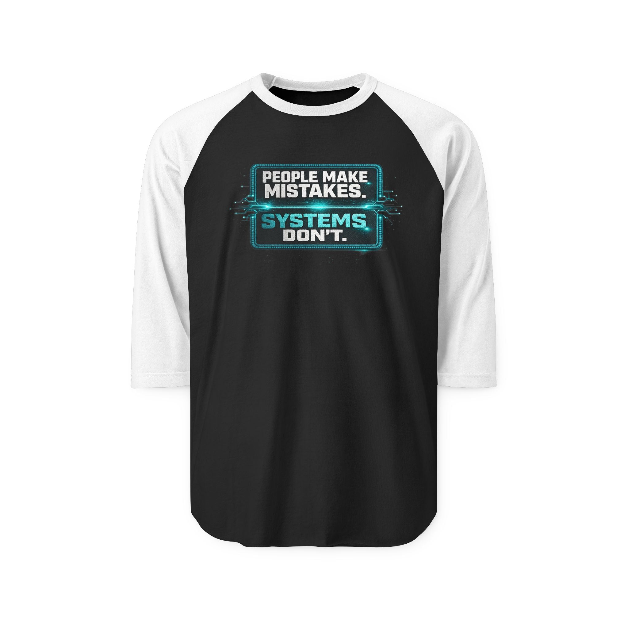 Krebs Care Solutions Raglan Shirt — People Make Mistakes. Systems Don’t.