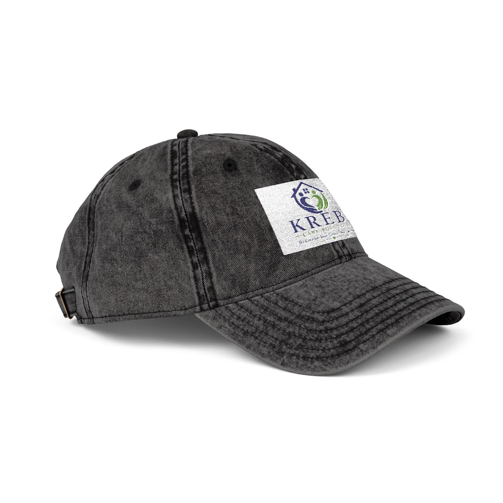 Vintage Embroidered Cap — Distressed Logo Baseball Hat