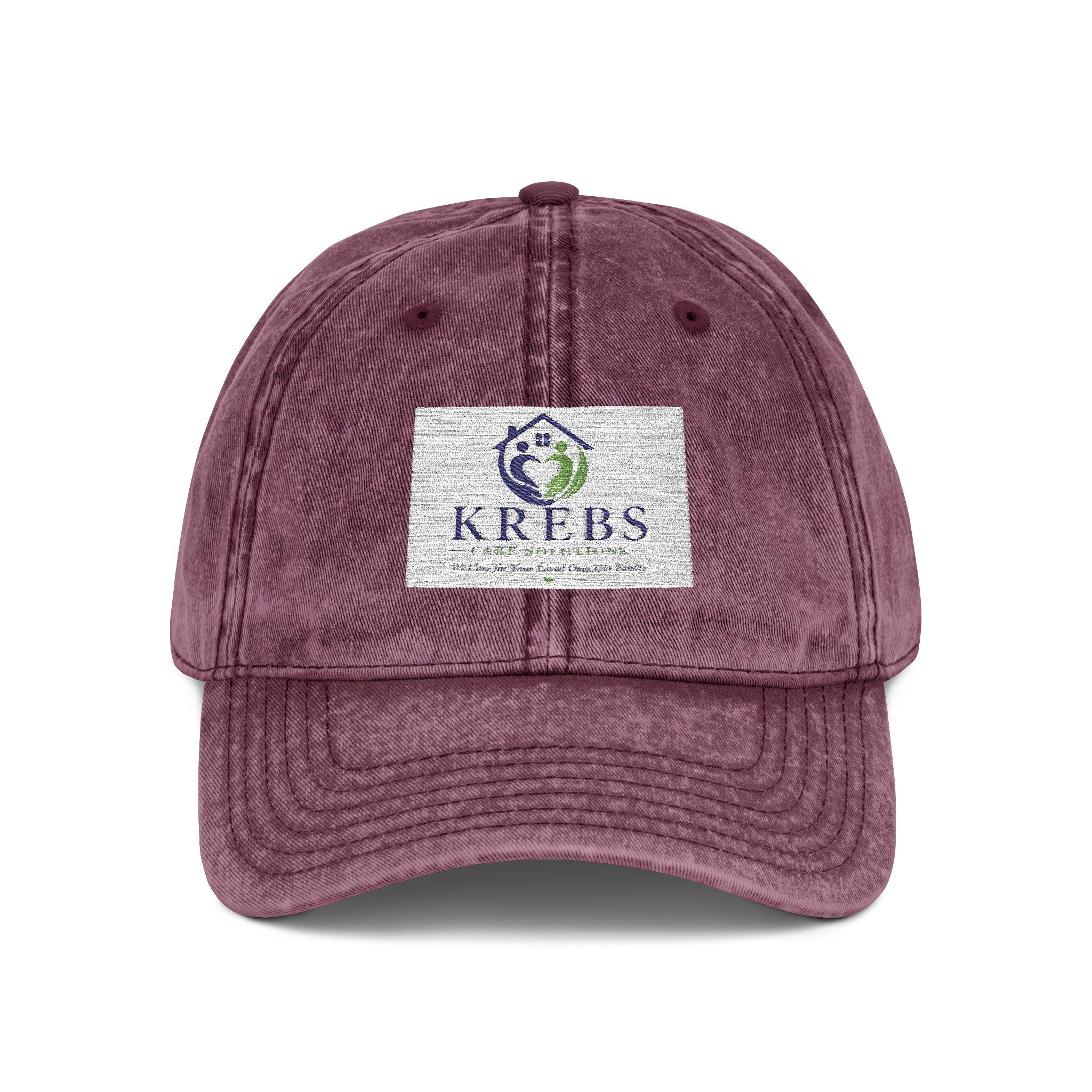 Vintage Embroidered Cap — Distressed Logo Baseball Hat
