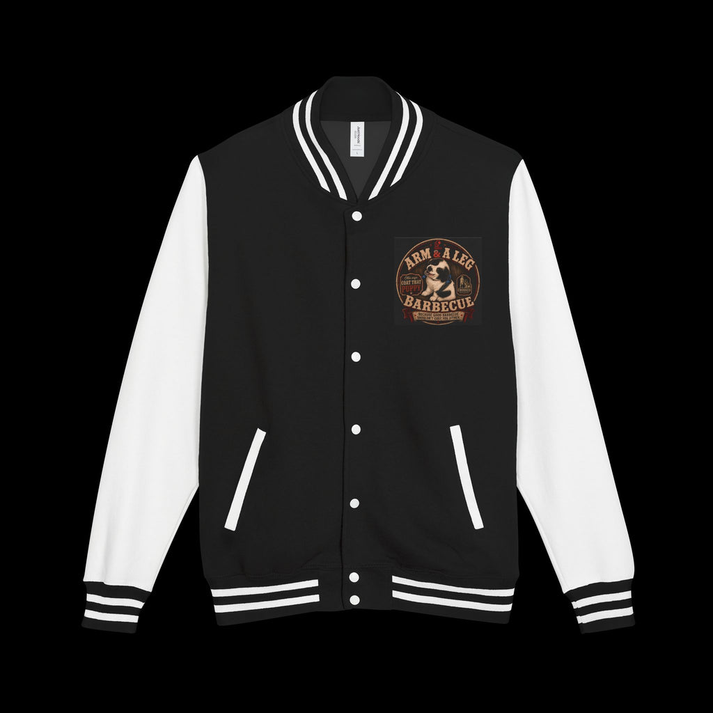 Arm & A Leg Barbecue Varsity Jacket — CrossCo Ollie Badge Edition