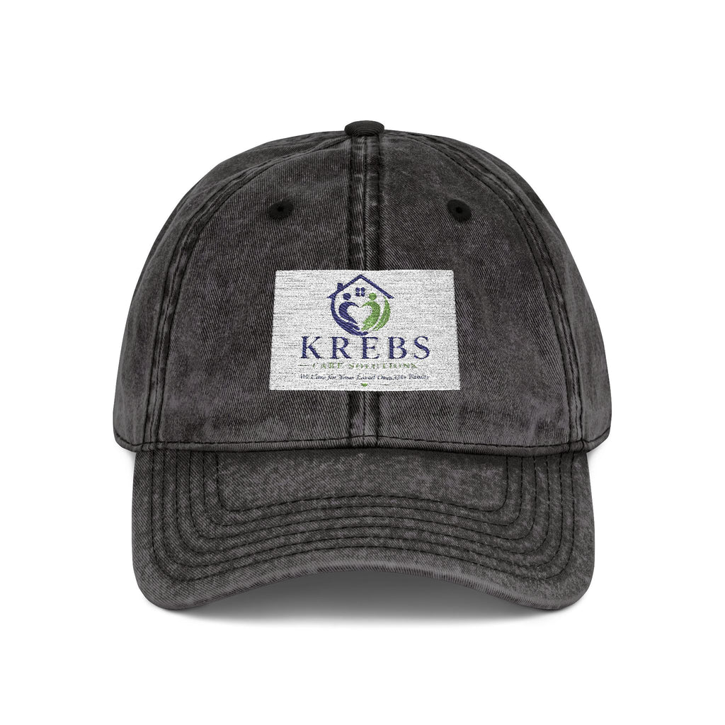 Vintage Embroidered Cap — Distressed Logo Baseball Hat