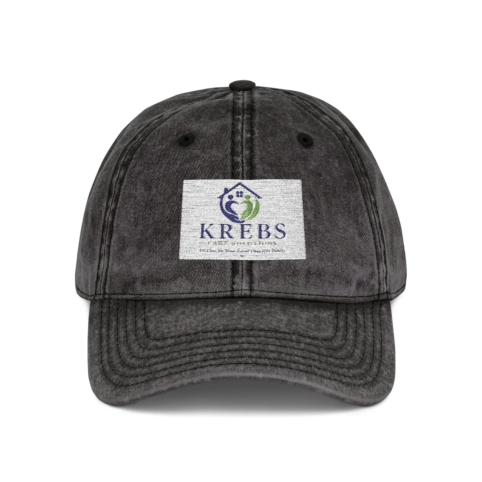 Vintage Embroidered Cap — Distressed Logo Baseball Hat