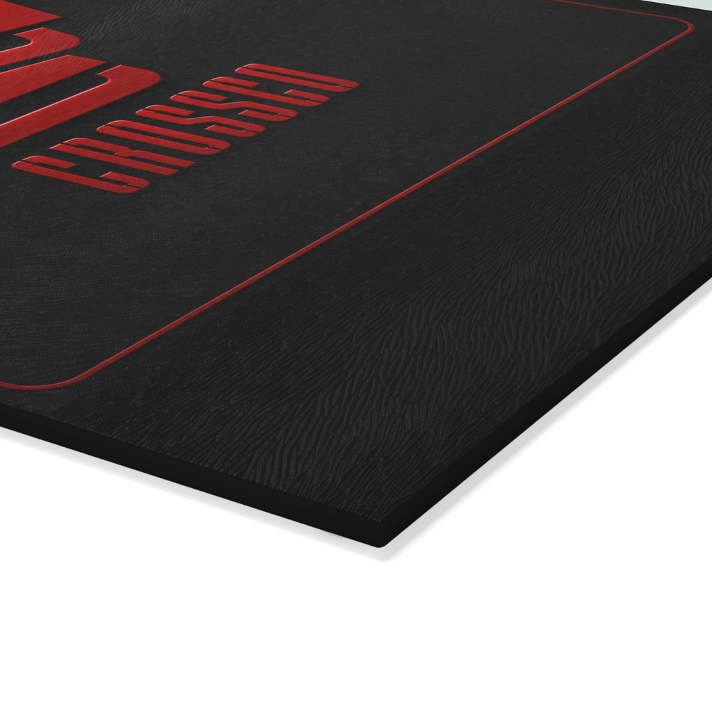 CrossCo Logo Glass Cutting Board