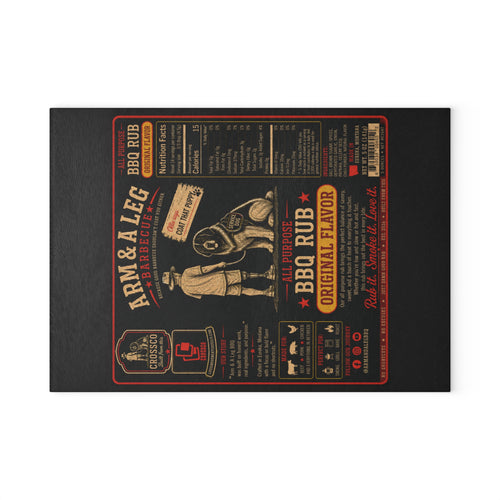 Arm & A Leg Barbecue Original Flavor Glass Cutting Board