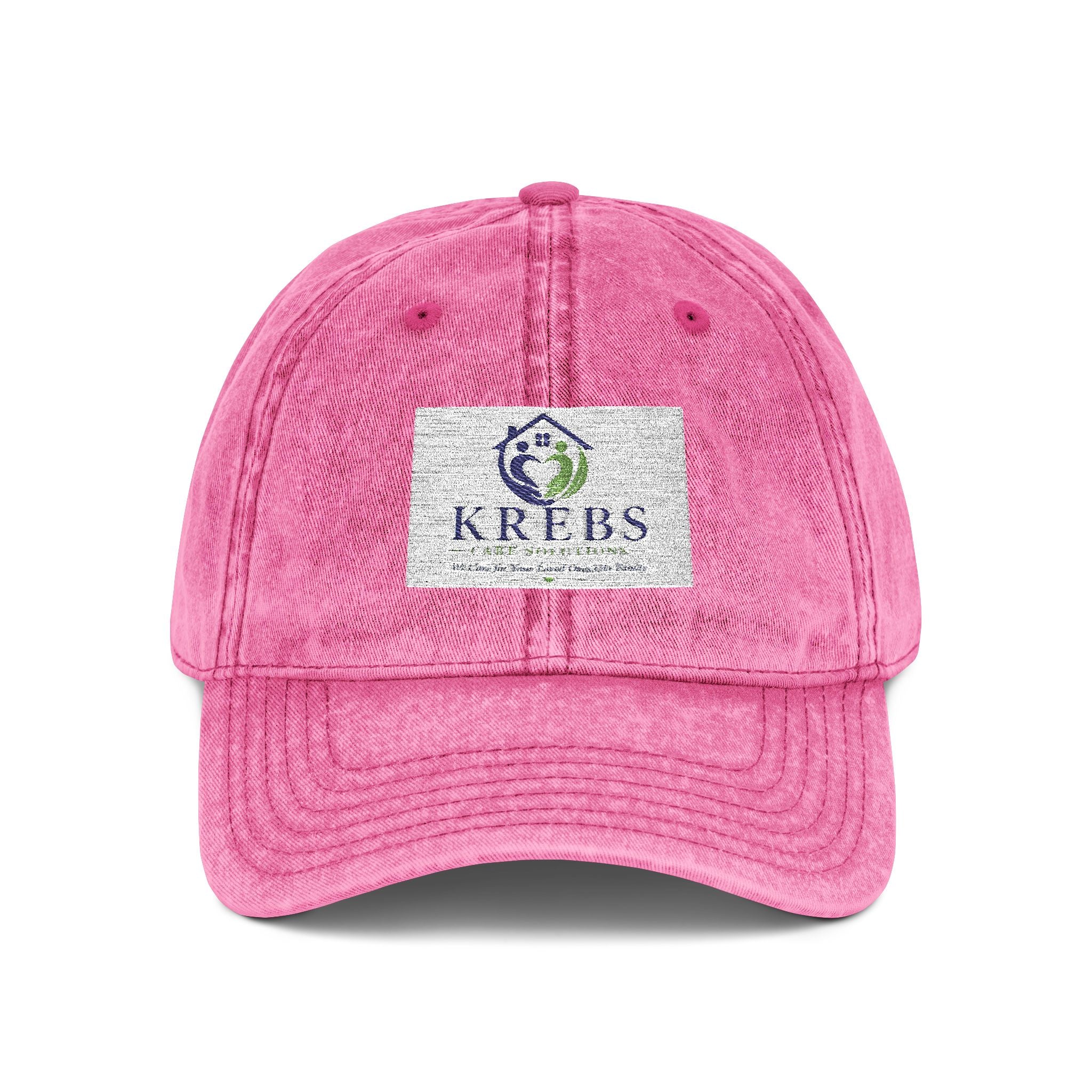 Vintage Embroidered Cap — Distressed Logo Baseball Hat
