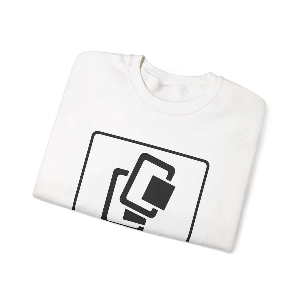 CrossCo Logo Crewneck Sweatshirt — Minimalist Graphic Pullover