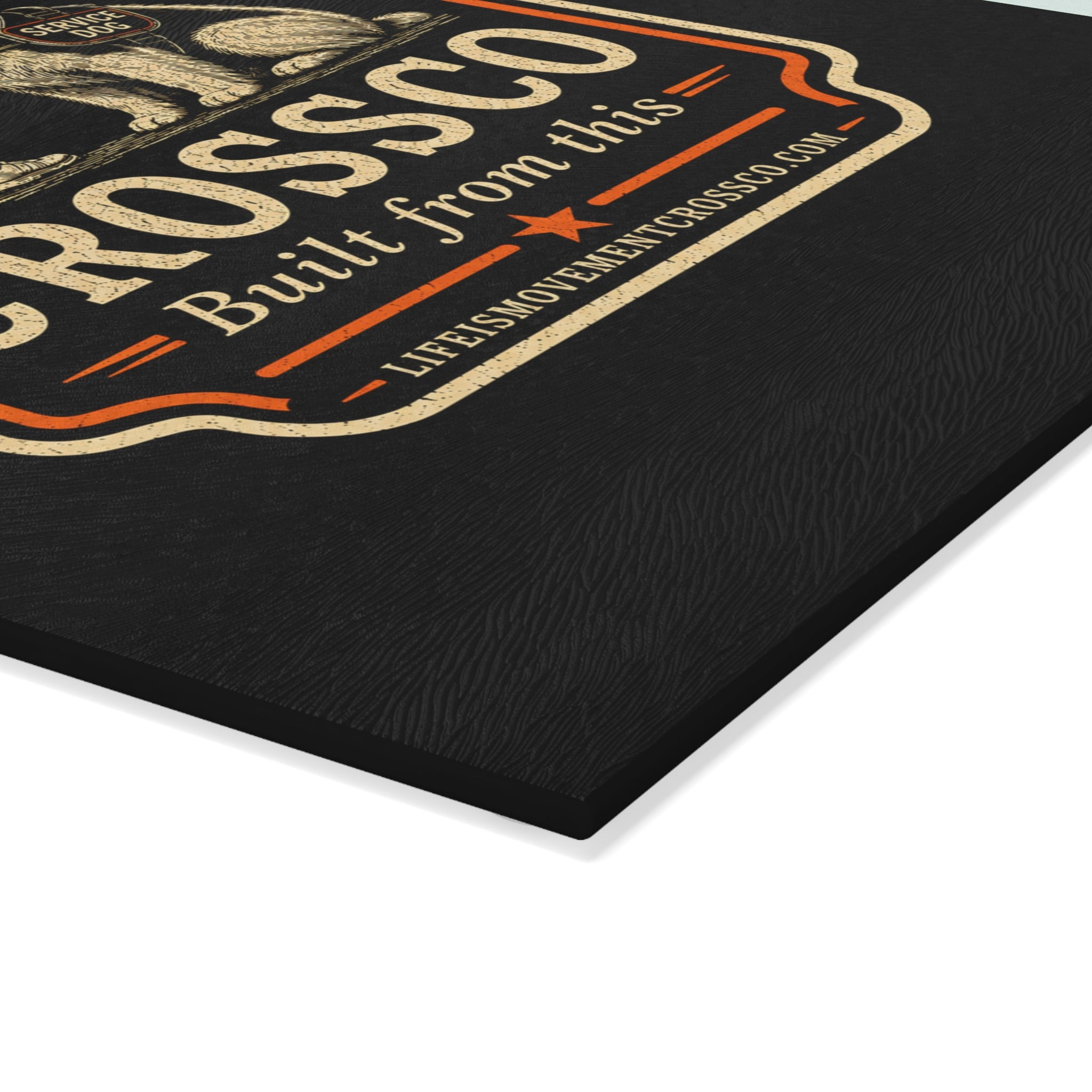 CrossCo Built From This Glass Cutting Board