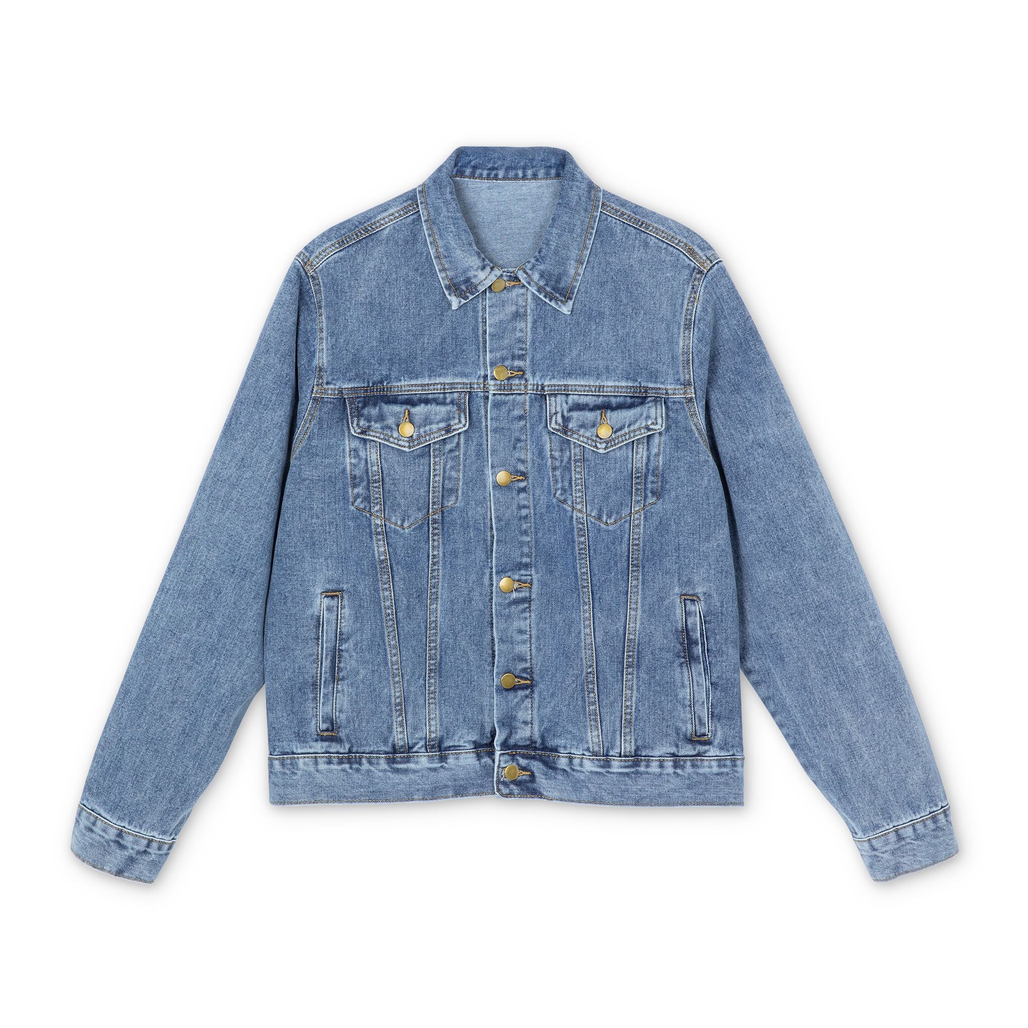 Denim Jacket with Ollie Finds Something Interesting - Sam Gets a Free Ride