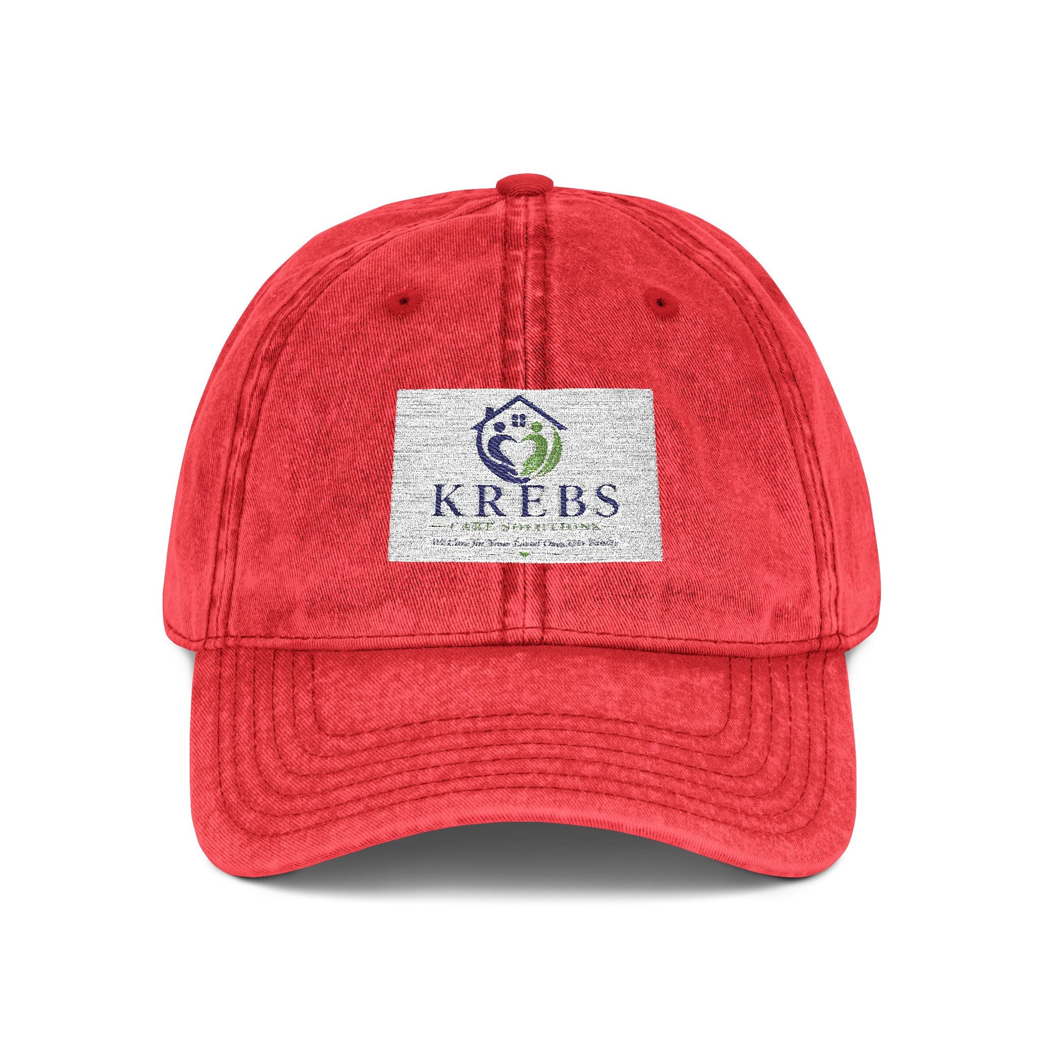 Vintage Embroidered Cap — Distressed Logo Baseball Hat
