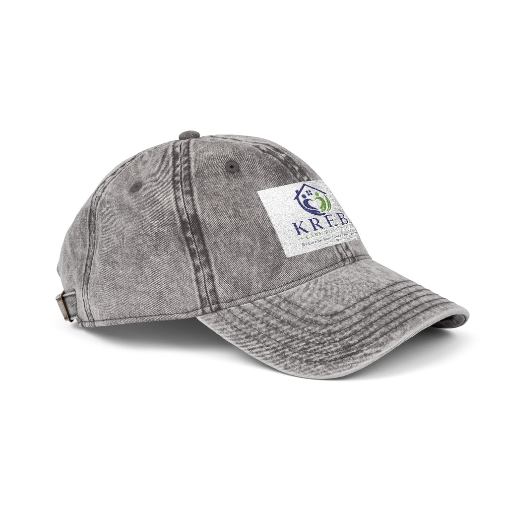 Vintage Embroidered Cap — Distressed Logo Baseball Hat
