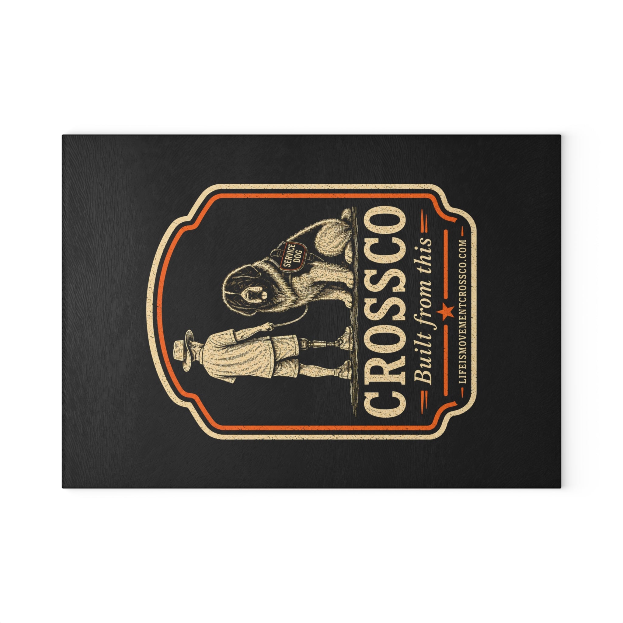 CrossCo Built From This Glass Cutting Board