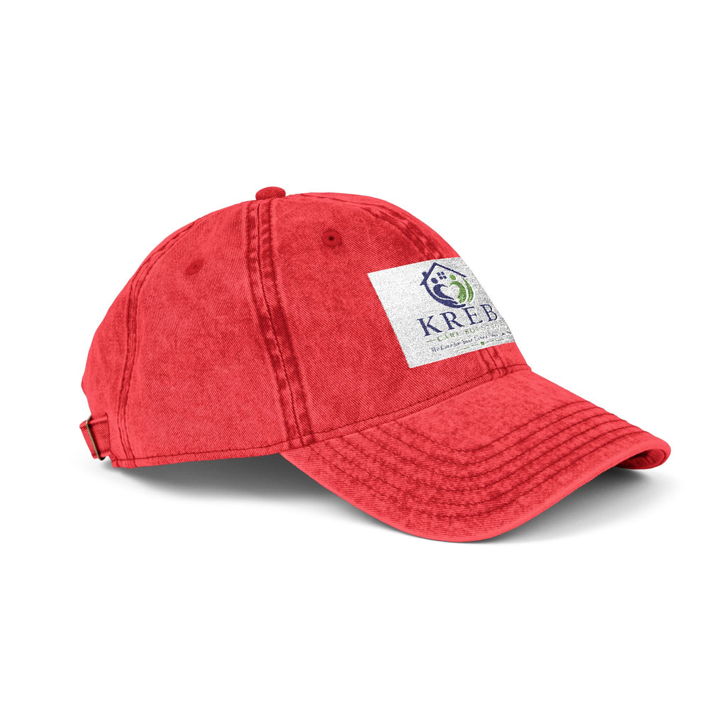 Vintage Embroidered Cap — Distressed Logo Baseball Hat