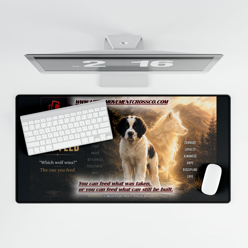 CrossCo “The One You Feed” Desk Mat