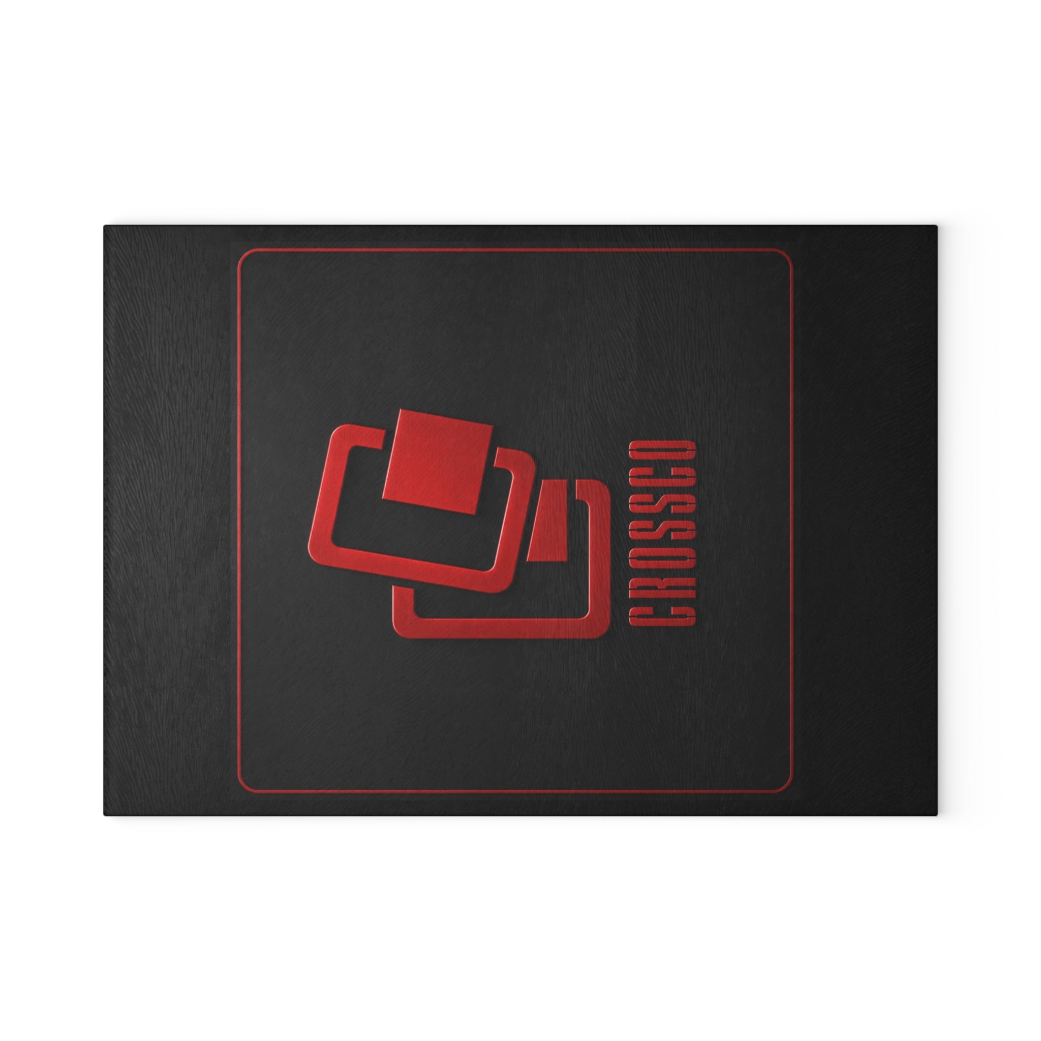 CrossCo Logo Glass Cutting Board