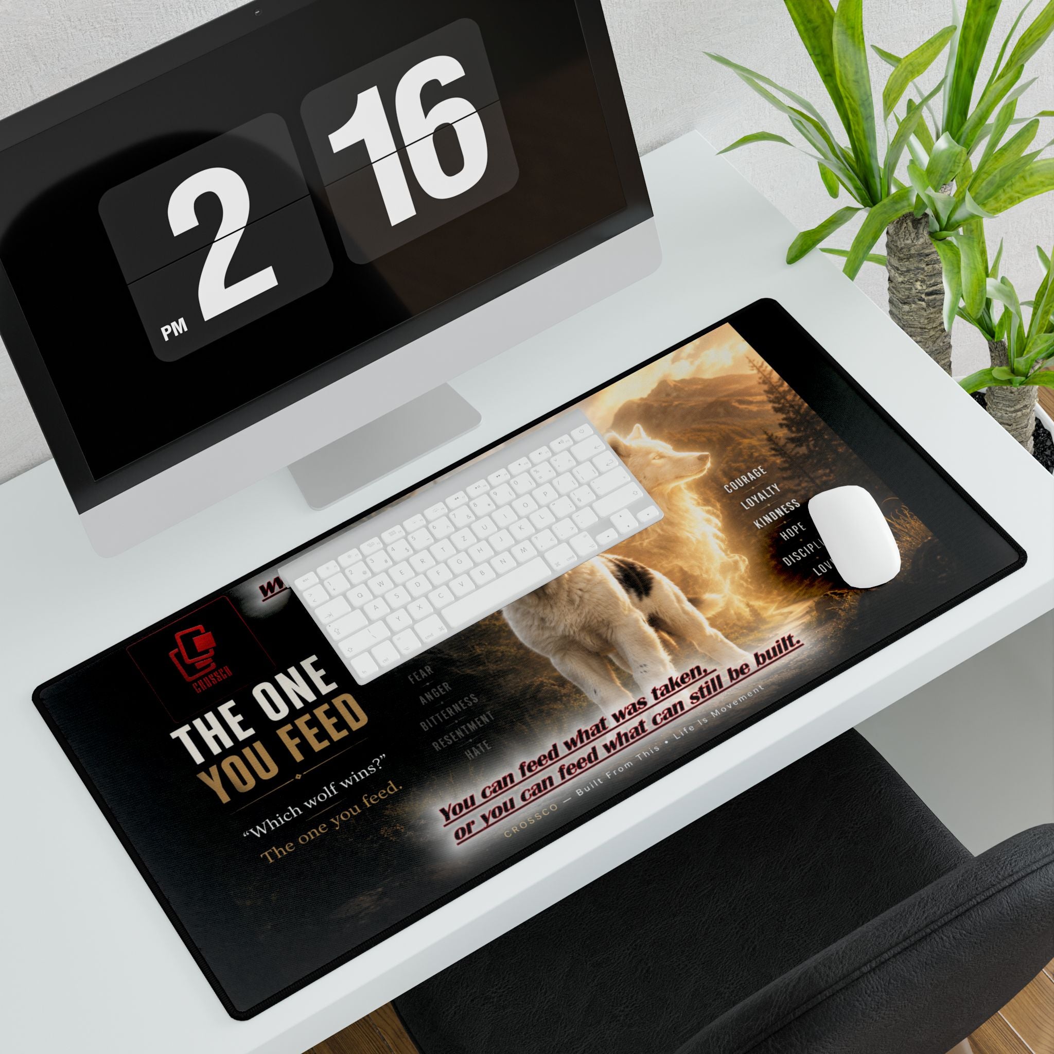 CrossCo “The One You Feed” Desk Mat