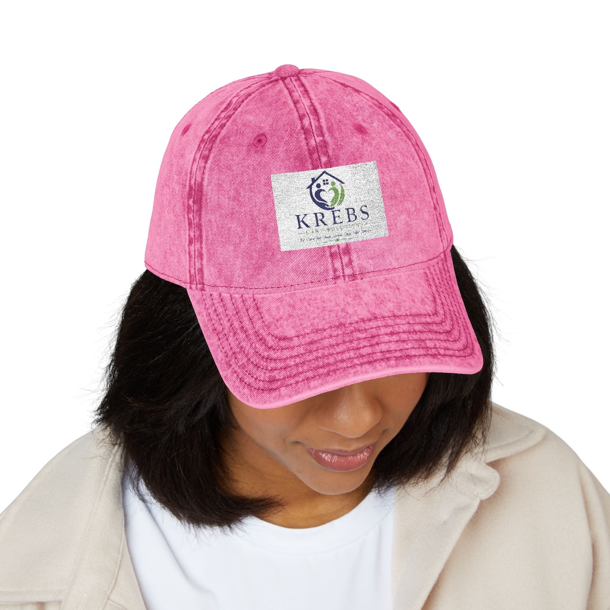 Vintage Embroidered Cap — Distressed Logo Baseball Hat