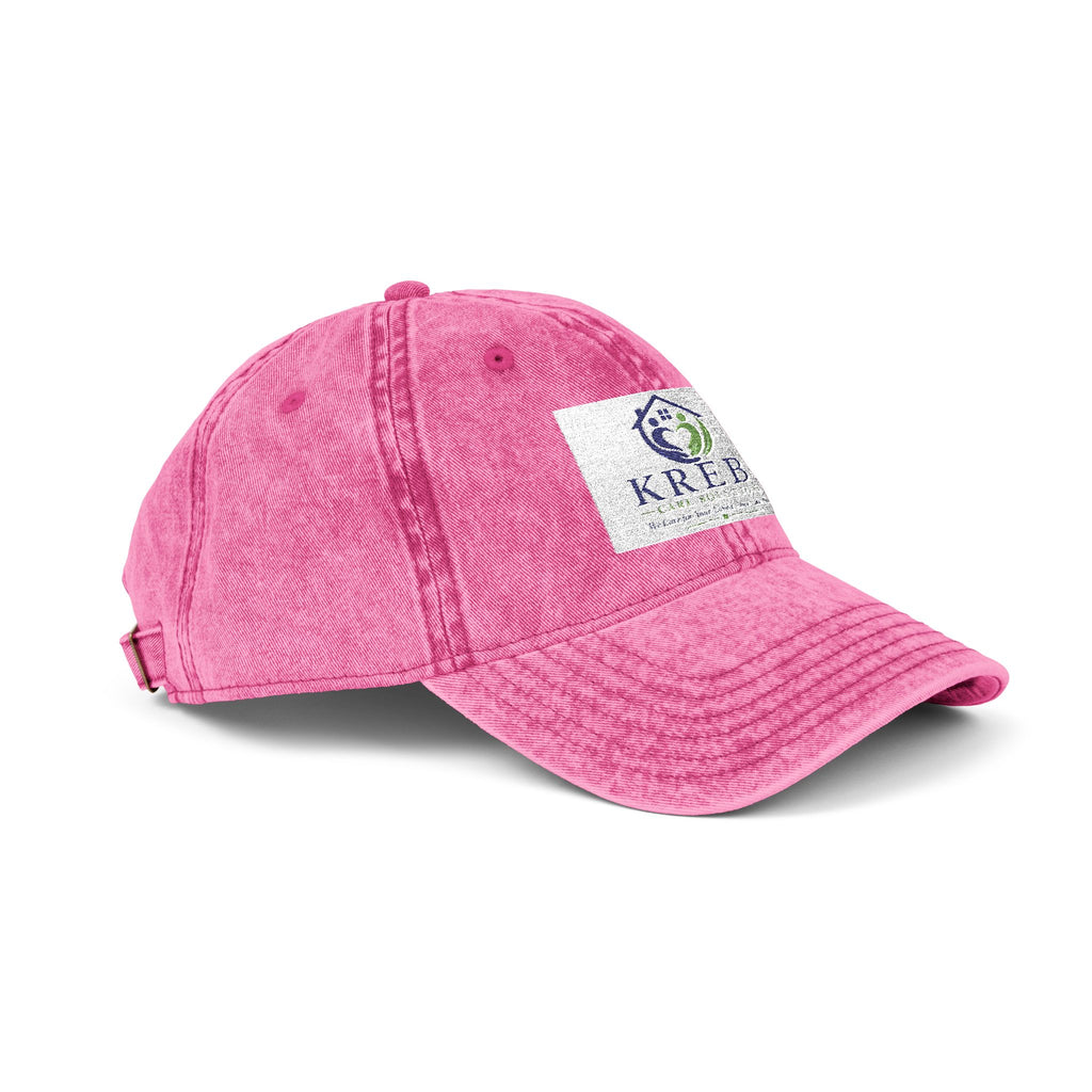 Vintage Embroidered Cap — Distressed Logo Baseball Hat