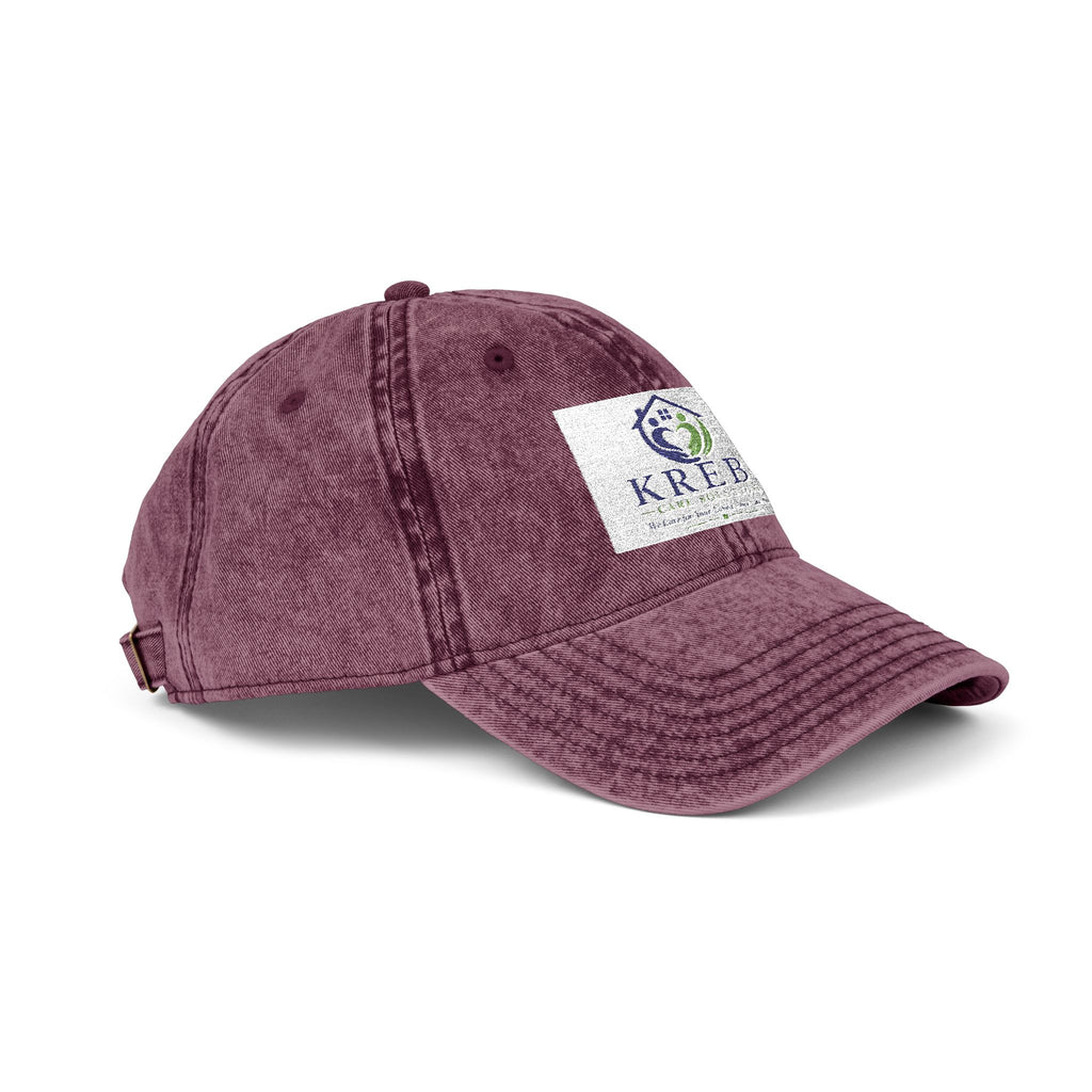 Vintage Embroidered Cap — Distressed Logo Baseball Hat
