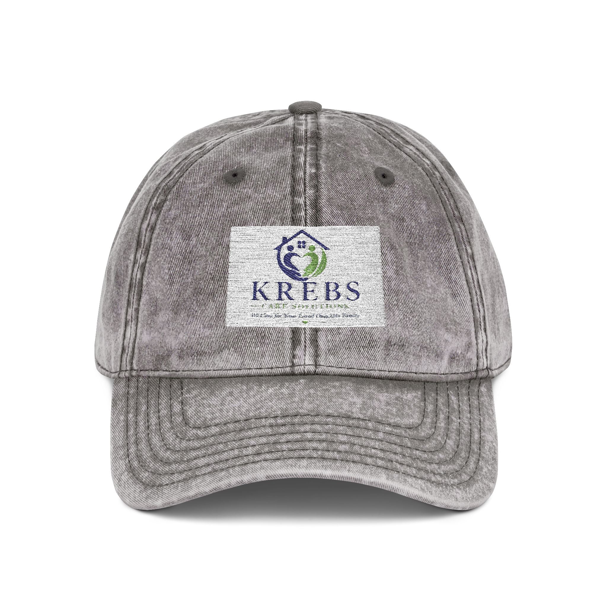 Vintage Embroidered Cap — Distressed Logo Baseball Hat