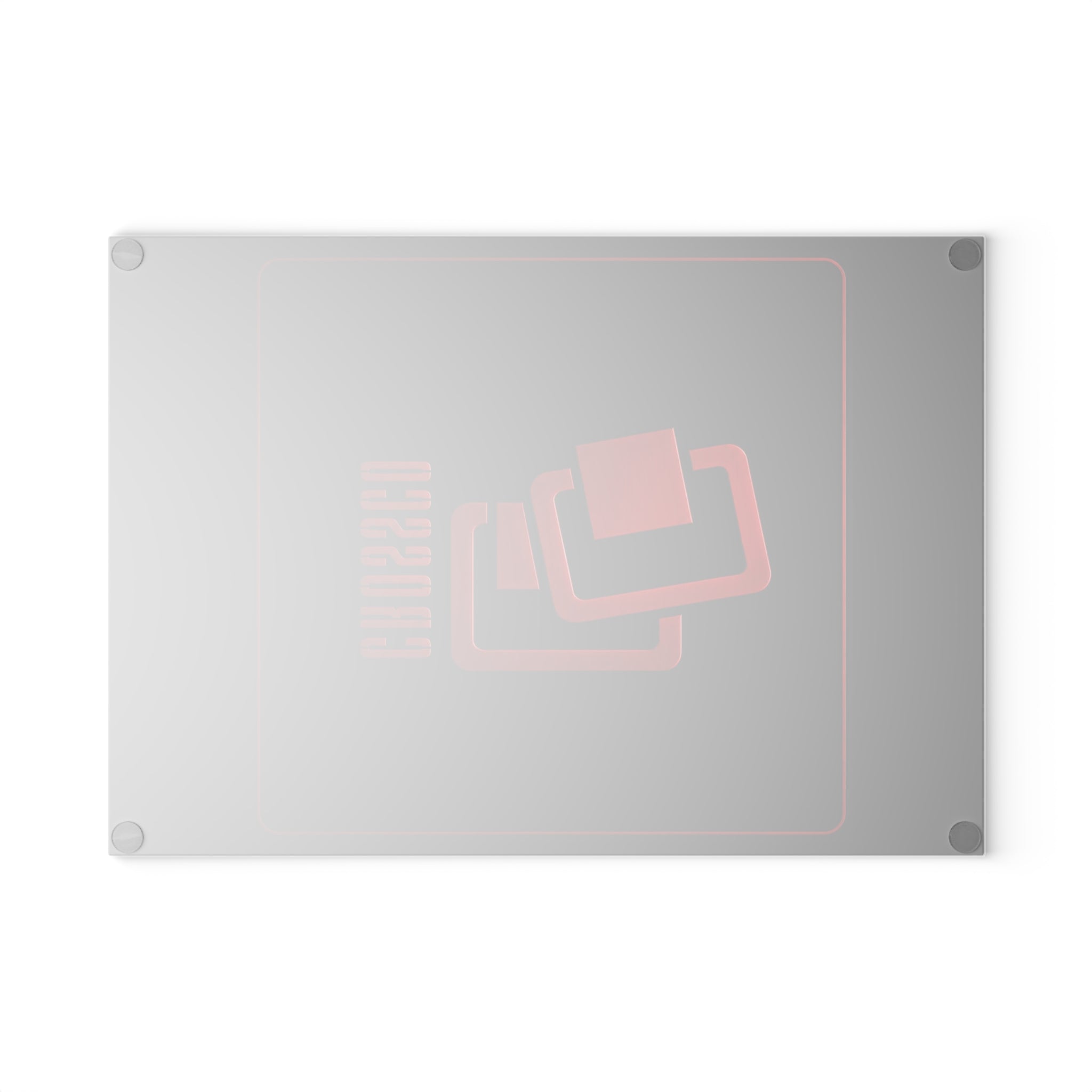 CrossCo Logo Glass Cutting Board