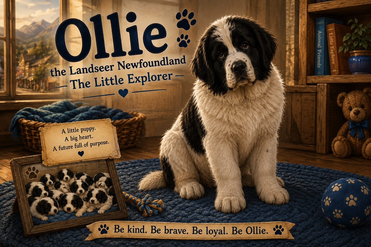 Ollie the Landseer Newfoundland: The Little Explorer (Electronic Copy)