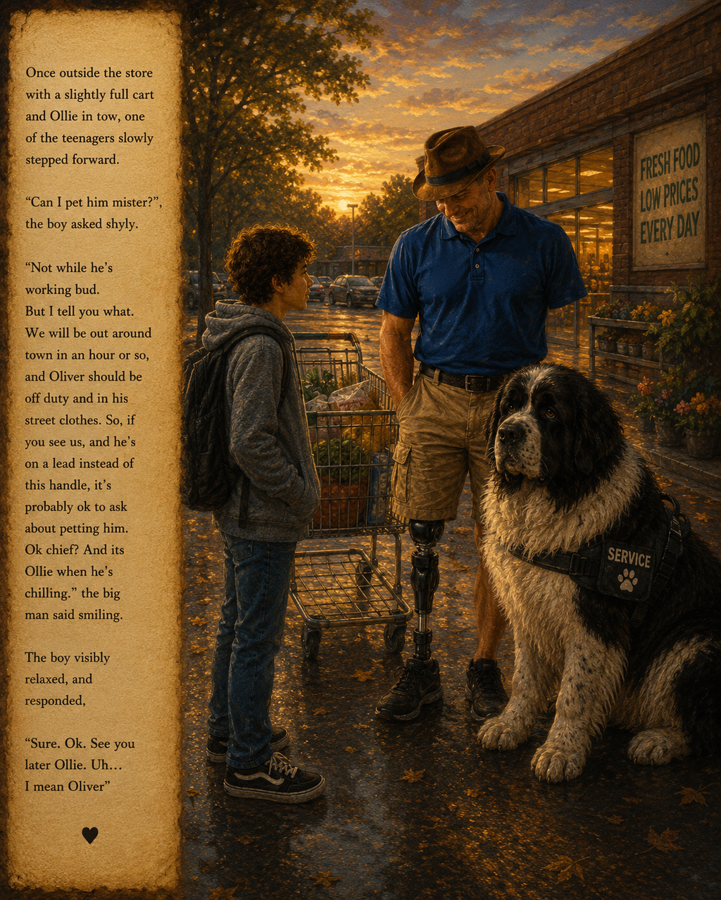 Ollie the Landseer Newfoundland - The Giant Explorer (Digital Copy)